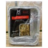 Half Size Aluminum Table Pans 30 Pack