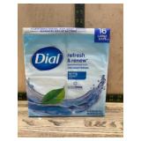Dial Refresh & Renew Antibacterial Bar Soap 16 Cou