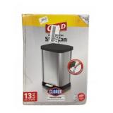 Steel Step Trash Can 13 Gallon Clorox