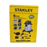 Stanley 6 Gallon Stainless Steel Wet/Dry Vacuum