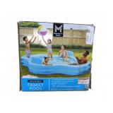 Inflatable Family Pool with Seats and Backrests