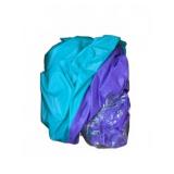 Inflatable Items in Blue and Purple