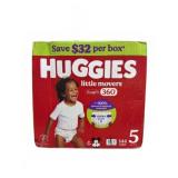 Huggies Little Movers Size 5 Diapers Box 144 Ct