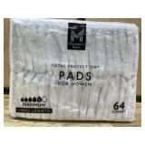 Total Protection Pads for Women 64 Count