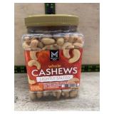 Whole Cashews Lightly Salted 33 oz Container