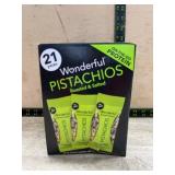 Wonderful Pistachios Roasted & Salted 21-Pack
