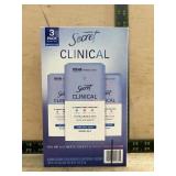 Secret Clinical 3 Pack 100 HR Antiperspirant