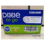 Dixie To Go 8oz Hot Cup Lids 9538DL500W9 500ct