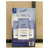 Secret Clinical Antiperspirant 3 Pack