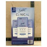Secret Clinical Antiperspirant 3 Pack