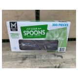 Clear Plastic Spoons 300 Count