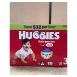 Huggies Little Movers Diapers Size 3, 192 Ct