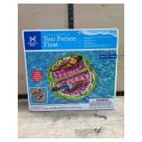 Inflatable Watermelon Two Person Float, Untested