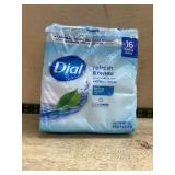 Dial Refresh & Renew Antibacterial Soap 16 Bars