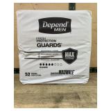 Depend Men Fresh Protection Guards 52 Ct