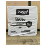 Depend Men Fresh Protection Guards, 52 Count