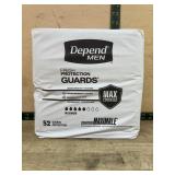 Depend Men Fresh Protection Guards 52 Count