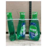 Scope Outlast Fresh Mint Mouthwash 3-Pack 33.8oz