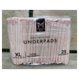 Total Protection Underpads XL 25 Count