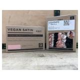 Night Vegan Satin Pillowcase and Scrunchies