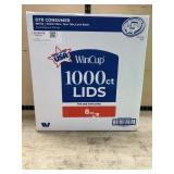 WinCup DT8 8oz White Drink Thru Lids 1000ct
