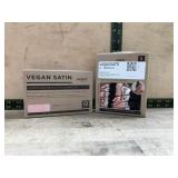 VEGAN SATIN Pillowcase and Satin Scrunchies Set