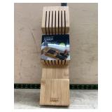 Joseph Joseph DrawerStore Bamboo Knife Organizer