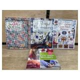 Quilting, Embroidery, and Knit Pattern Books