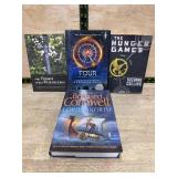 Four Fiction Hardcover and Paperback Books