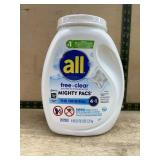 All Free Clear Mighty Pacs Laundry Detergent 120 C