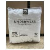 Adult Underwear XXL 12 Count Total Protection