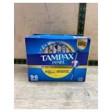 Tampax Pearl Regular Tampons 96 Count Box