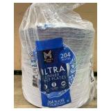 Ultra Dinner Paper Plates, 10 1/16 Inch, 204 Count