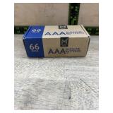 66-Pack AAA Alkaline Batteries 1.5V