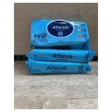 Attends Adult Washcloths, 3 Packs, 48 Ct Each