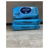 Attends Washcloths 48-Count Packs, Set of 3