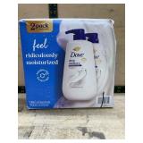 Dove Deep Moisture Body Wash 2-Pack, 3.6L