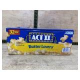 ACT II Butter Lovers Popcorn 32-Pack