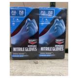 EQPT Nitrile Disposable Gloves, 150 ct, 2 Boxes
