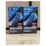 EQPT Nitrile Disposable Gloves, 150 Count