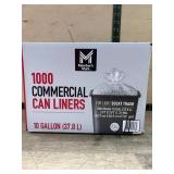 1000 Commercial 10 Gallon Trash Can Liners