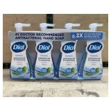 Dial Foaming Antibacterial Hand Soap 4 Pack