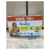 Pampers Sensitive Baby Wipes 896 Count