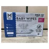 Premium Baby Wipes 1152 Count, Refreshing Scent