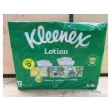 Kleenex Lotion Facial Tissues 12 Pack