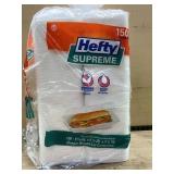 Hefty Supreme Hoagie Hinged Lid Containers 150 Ct