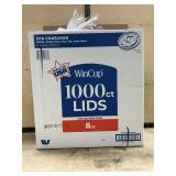 WinCup DT8 8oz Drink Thru Lids, 1000 Ct Box