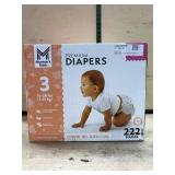 Premium Diapers Size 3 Pack of 222 16-28 lbs