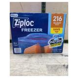 Ziploc Freezer Bags 216 Quart Size