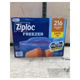 Ziploc Freezer 216 Quart Bags New Box